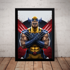 Quadro Wolverine Logan Arma X-men Marvel Hq Arte