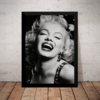 Quadro Decorativo Foto Marilyn Monroe Poster Com Moldura