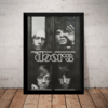 Quadro Banda Rock The Doors Poster Moldurado