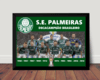 Quadro Palmeiras Campeão Brasileiro 2018 Poster Moldurado