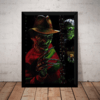 Quadro Freddy Krueger Hellraiser Arte Pesadelo Filme Terror