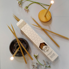 Velas Espiga - Tono Tostado - Hechas a Mano - 23 cms (caja de 15)