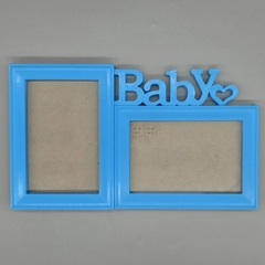 Portarretrato infantil doble Baby 10x15 cms