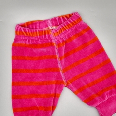 Pantalón plush Pachi Talle 0 (0 meses) rosa naranja - comprar online