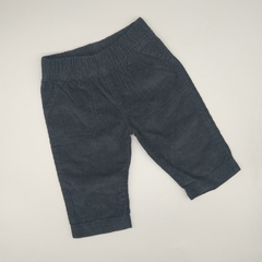 Pantalón Carters Talle 0-3 meses corderoy negro Largo 31cm