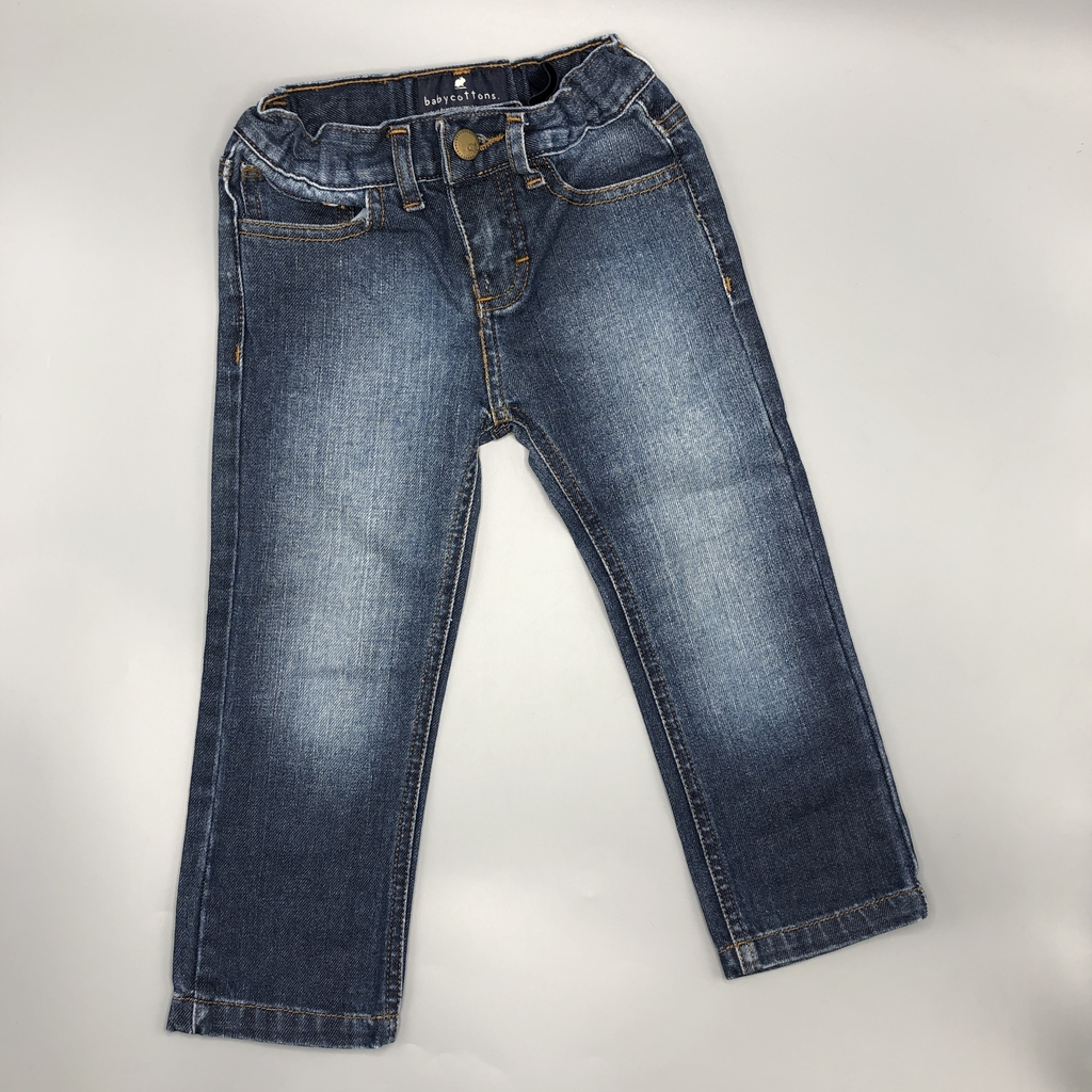 Jeans Baby Cottons Talle 3 años azul - Largo 52cm
