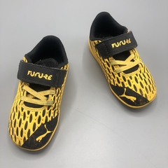Segunda Selección - Botines Puma Talle 24 EUR (16cm suela) amarillos negros