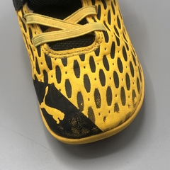 Segunda Selección - Botines Puma Talle 24 EUR (16cm suela) amarillos negros