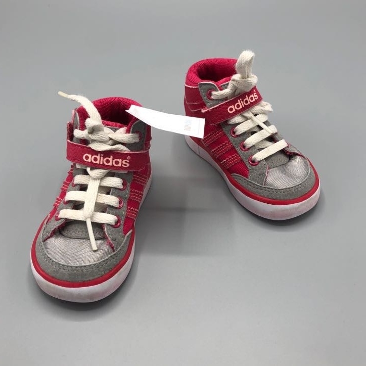 Segunda Selección - Zapatillas Adidas Talle 19 FR (16cm suela) botas - rosa  gris