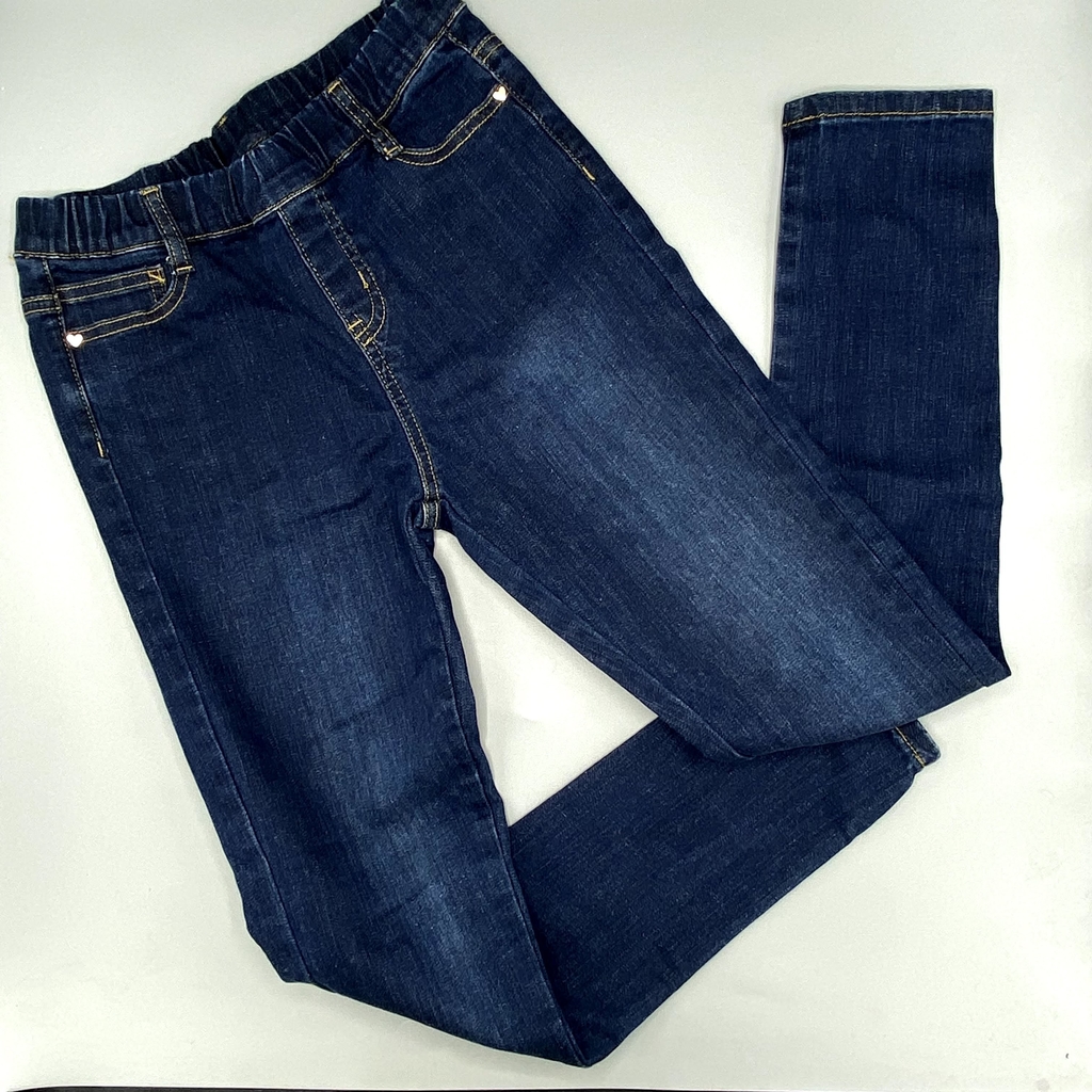 Jeans NUEVO Grisino Talle 11-12 años cintura elastizada - love - Largo 88cm