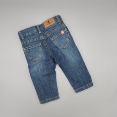 Jeans Paula Cahen D Anvers Talle 6 meses Largo 38cm - azul - bolsillos atrás - comprar online