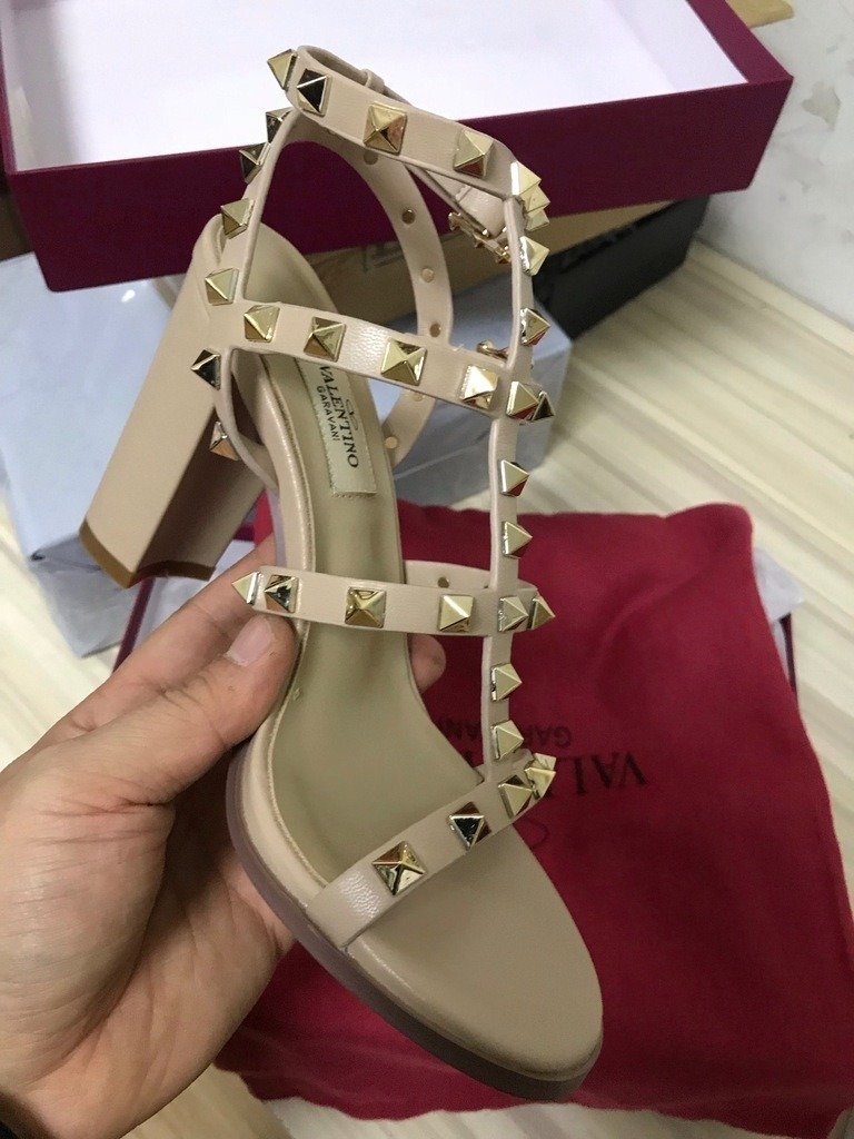 Sandalia valentino salto bloco Clearance