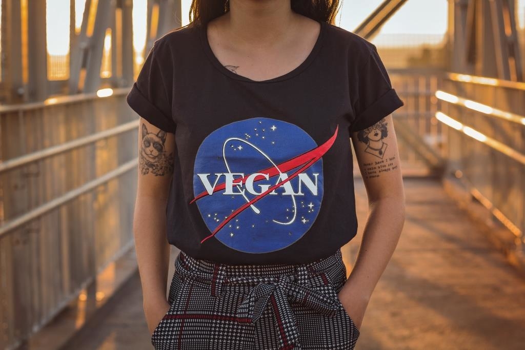 vegan nasa shirt