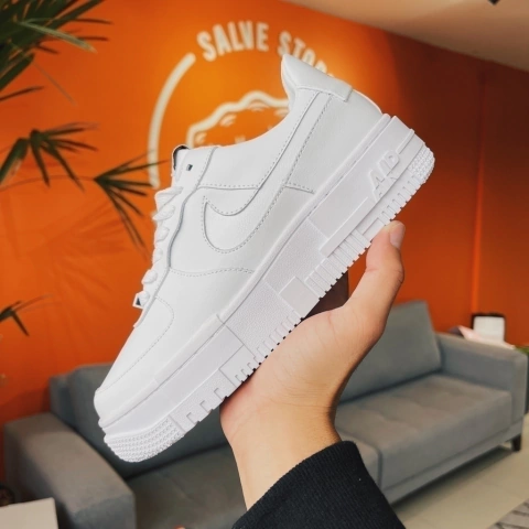 nike air force 1 pixel white gold