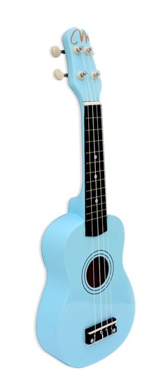 MK20AB UKELELE SOPRANO AZUL BRILLANTE CON FUNDA