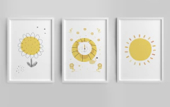 Quadro para quarto infantil leãozinho Quadro para quarto infantil leãozinho