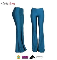 Calça Flare Azul Turquesa - comprar online