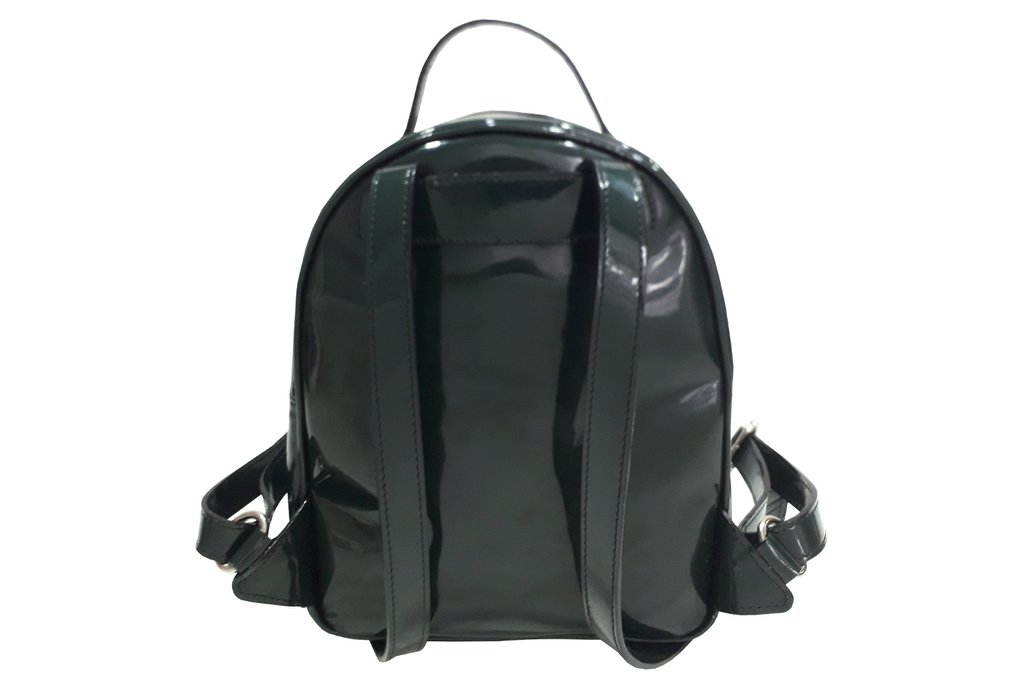 Mochila Per il'mondo charol verde - Carla Danelli