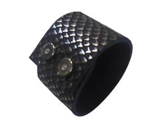 Pulsera de Cuero Negra