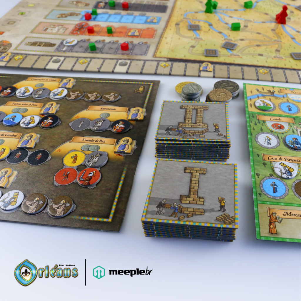 Jogo de Tabuleiro Orleans - meeplebr