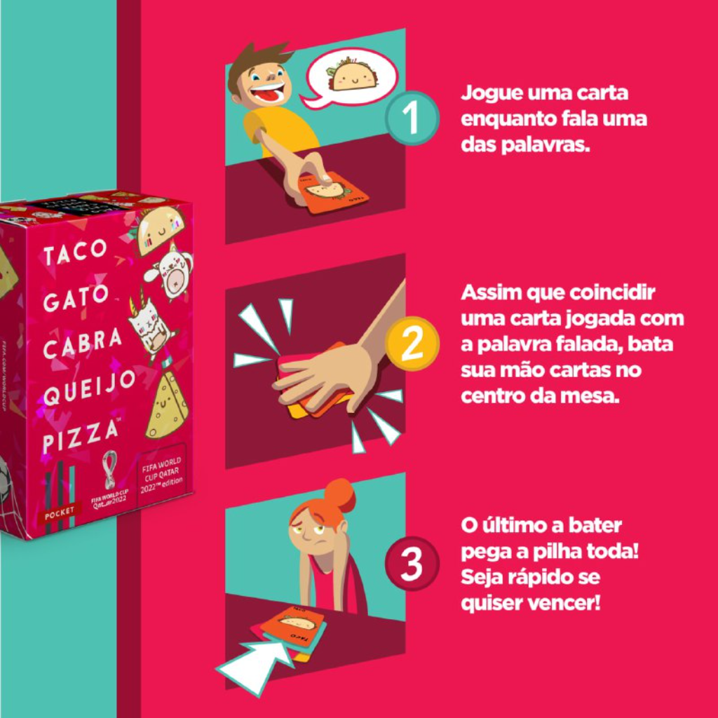 taco gato cabra queijo pizza ( Família Taco Gato)