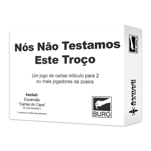 Fdp - Foi De Propósito + Nós Não Testamos Este Troço em Promoção