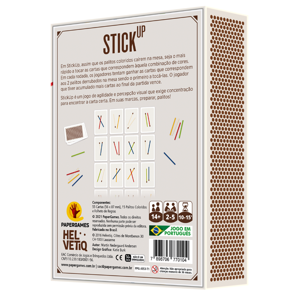 Stick Up Jogo Papergames BoardGame