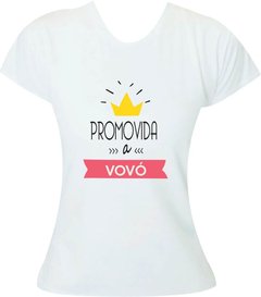 Camiseta Promovida a vovó com coroa - comprar online