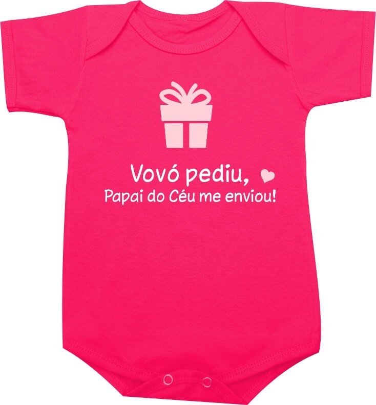 Body Bebe Vovo Pediu Papai Do Ceu Me Enviou