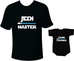 Camisetas Tal pai tal filho Jedi Master / Young Padawan