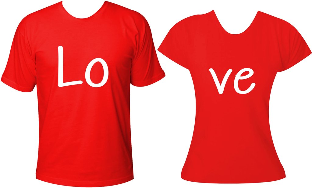 Camiseta Casal Namorado Love - Comprar em Moricato