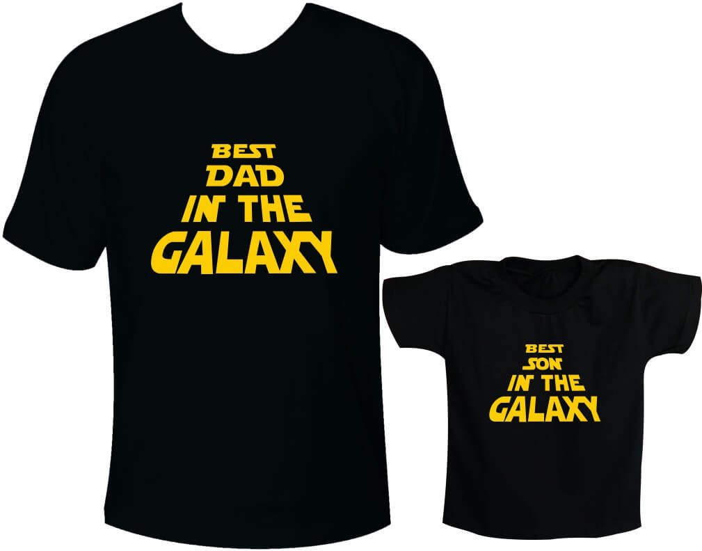 Camisetas Tal pai tal filho Star Wars Best Dad / Best Son