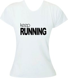 T-shirt para Mulher KRUSKIS Dino Run Branco para Corrida (L)