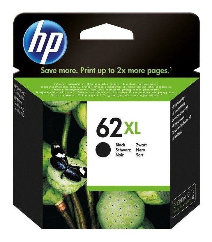 CARTUCHO HP 62 XL NEGRO ORIGINAL - Comprar en TECNOPLAY
