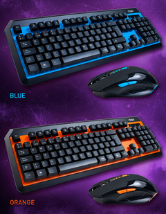 COMBO GAMER TECLADO + MOUSE INALAMBRICO NKB-40 - comprar online