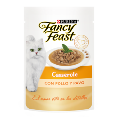 Pouch Fancy Feast Casserole Pollo y Pavo para Gatos x 85g