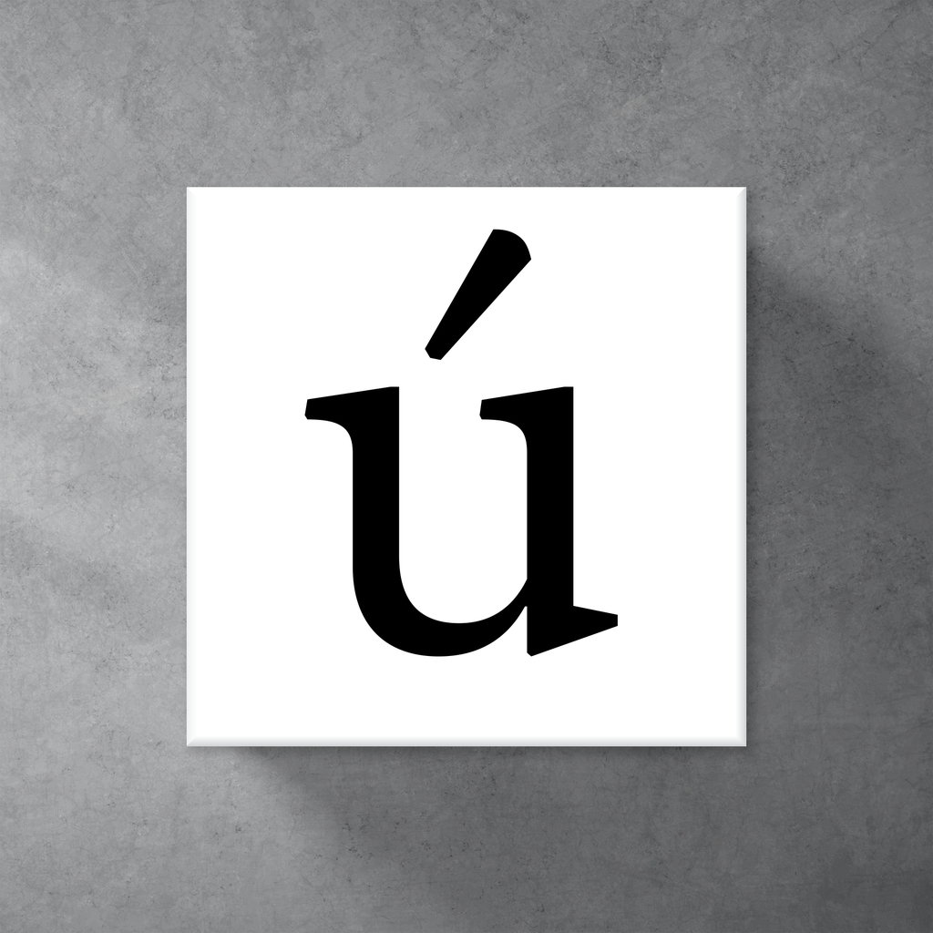 Letra U Con Tilde My XXX Hot Girl