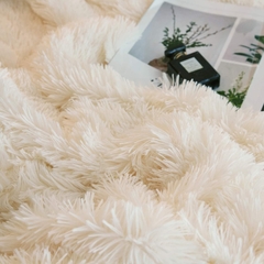 Acolchado Nordico Flannel Pelo Largo Queen - tienda online