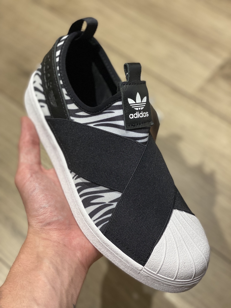 adidas slip on zebra