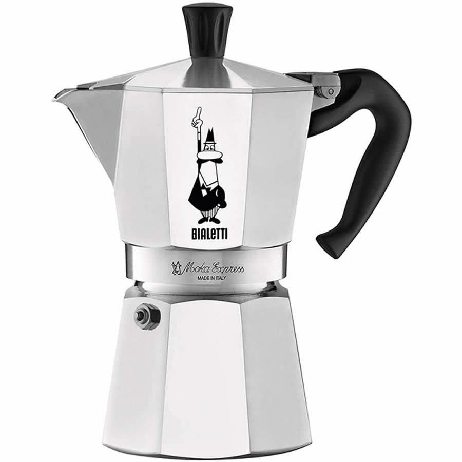 Cafetera Italiana Pedrini 6 Pocillos Tazas Color Rojo