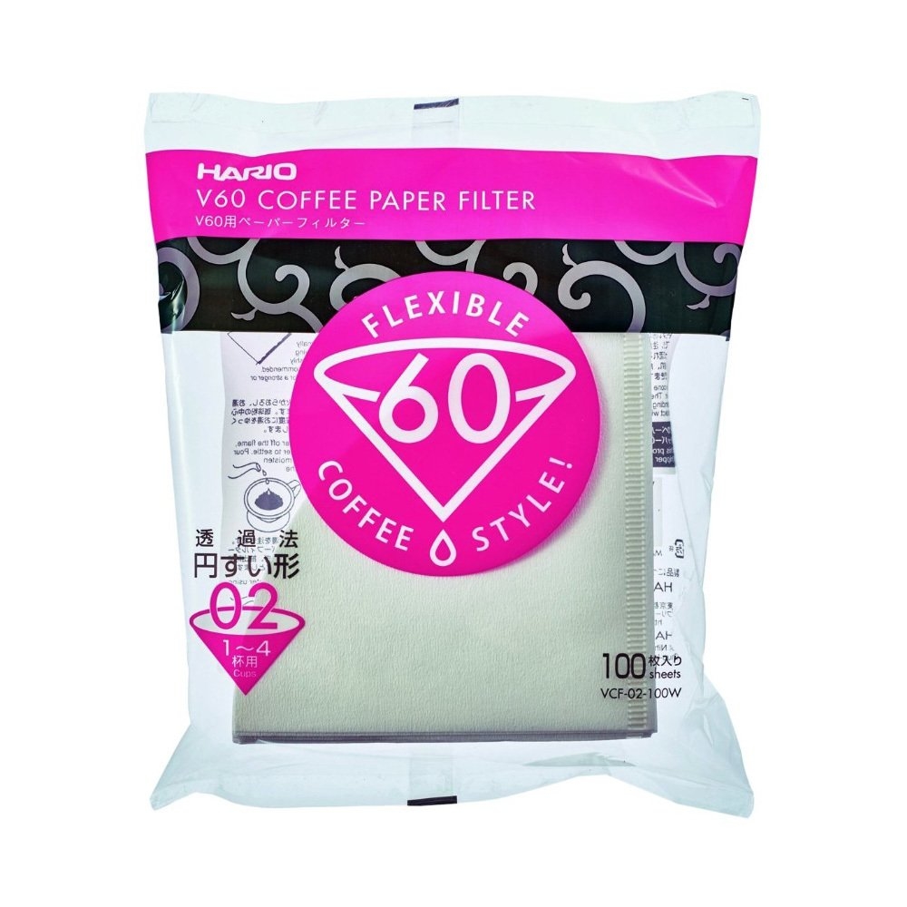 Filtros Hario Papel N°2 Cafetera V60 100 Unidades