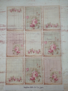 Lamina Papel Vegetal - Tags