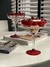COPAS MARGARITA BORDE ROJO (set x 4)