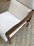SILLÓN ESCANDINAVO TAPIZADO LINO NATURAL VINTAGE