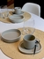 TAZAS CON PLATOS 200 ml LÍNEA PORCELANA COPENHAGUE (set x 2) - comprar online