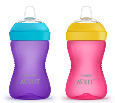 Kit Com 2 Copos De Treinamento Bico De Silicone Avent Kit Com 2 Copos De Treinamento Bico De Silicone Avent