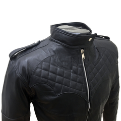 Chaqueta Cuero Hombre Estilo Batman Kl - Kemeth Leather