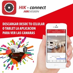 Kit HIKVISION Dvr 4 + 4 CAMARAS + Disco - KIT HIK 2 COLOR VU AUDIO 4-4 HDD - tienda online