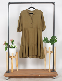 Vestido Bari - Lino Liso - tienda online