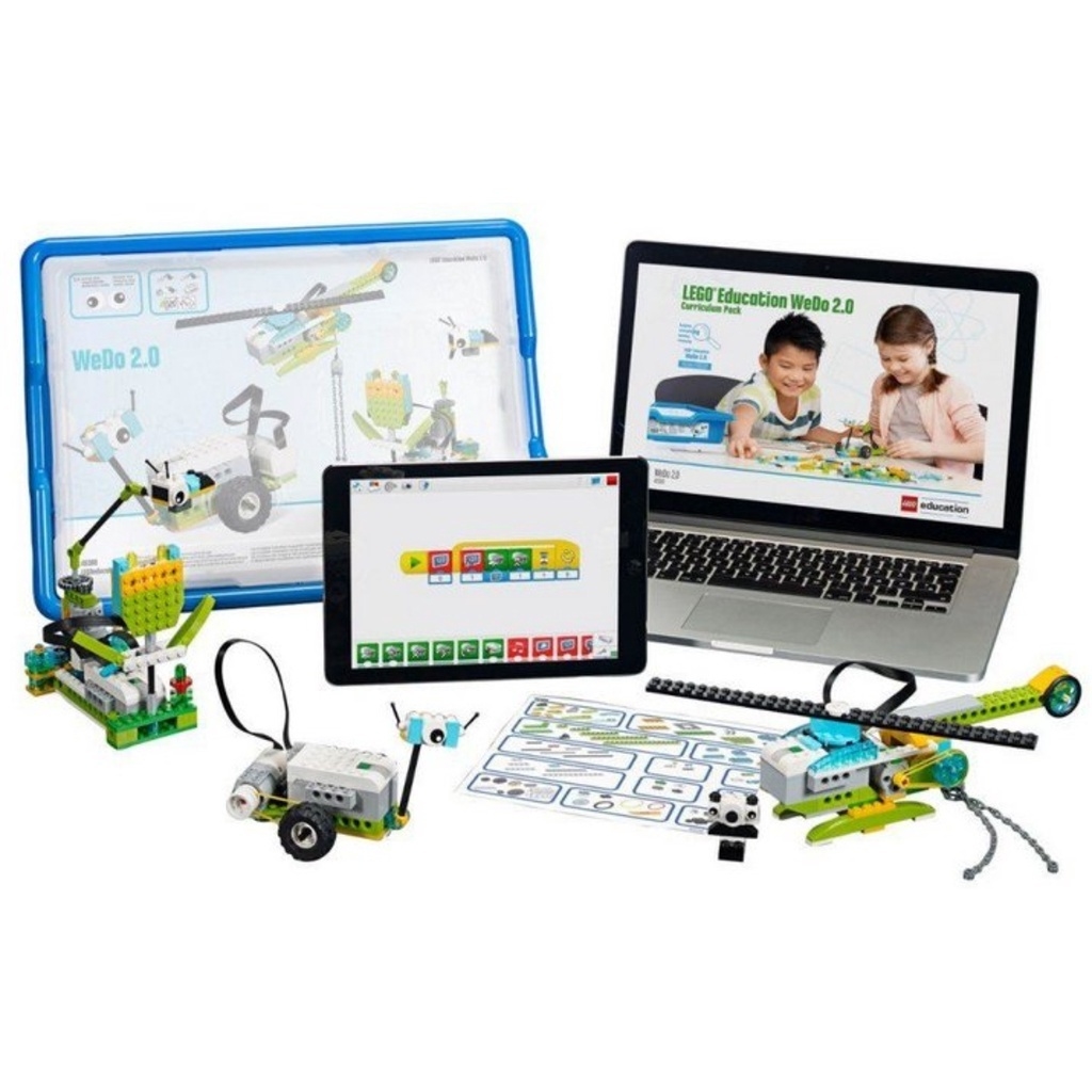 Kit Compatível WeDo, Blocos de Montar STEM